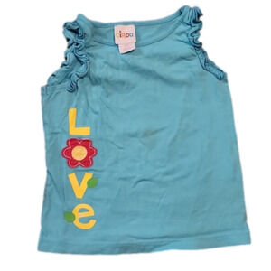Circo Light Blue Tank Top with "LOVE"